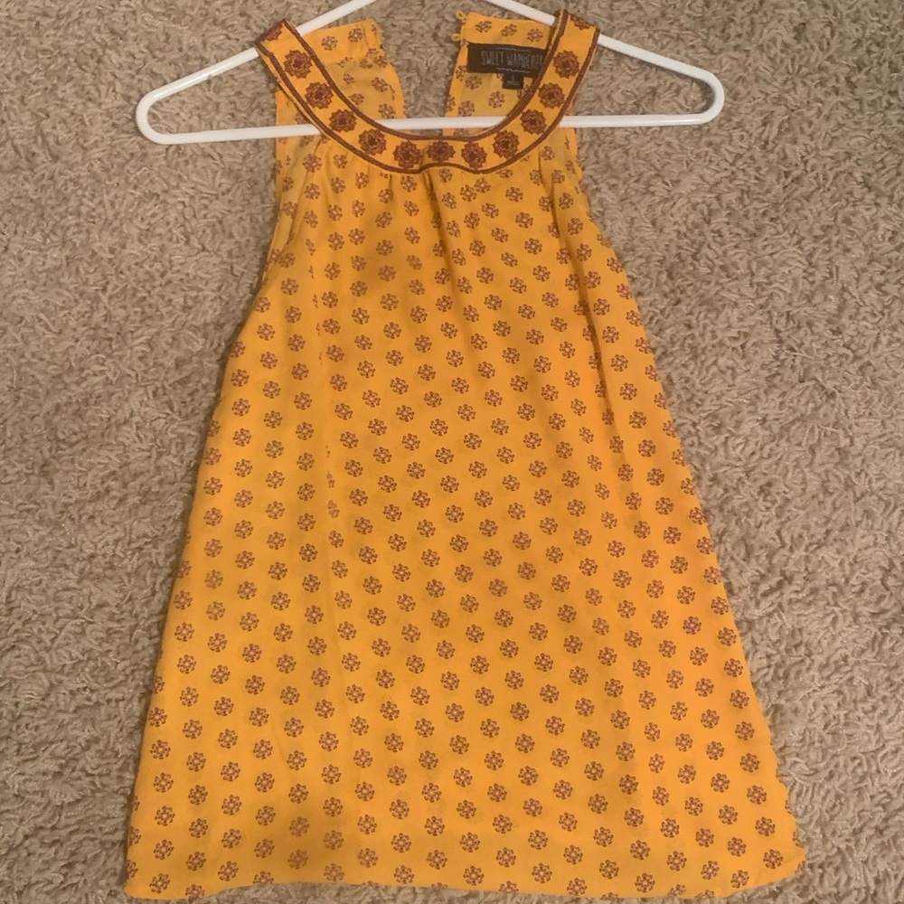 Orange & red Sweet Wanderer blouse